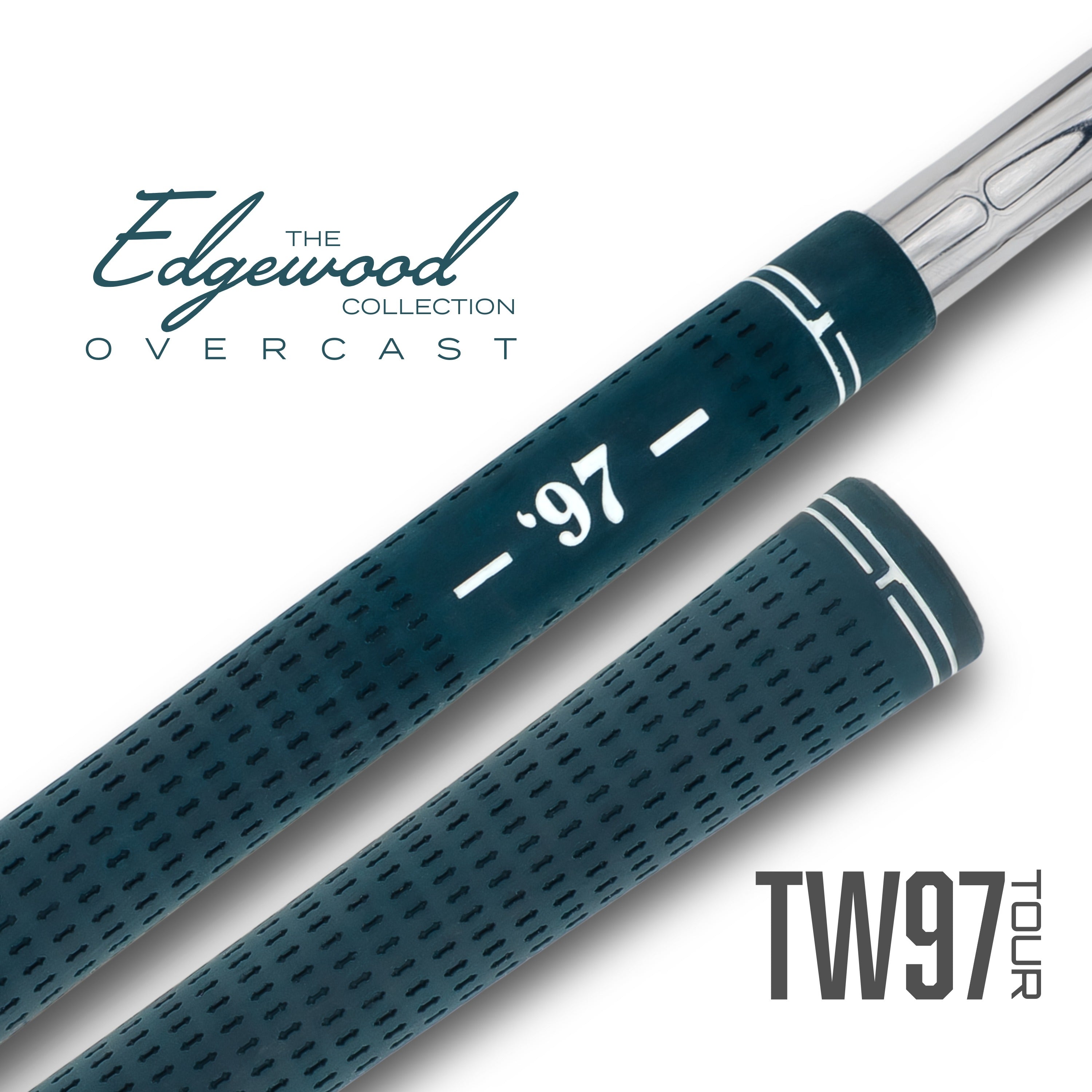 STATIC CLUB スエード ステアリング 35パイ 90mmディープ TW97 Tour Grip | Overcast Blue | Edgewood Collection – '97 Golf Co.