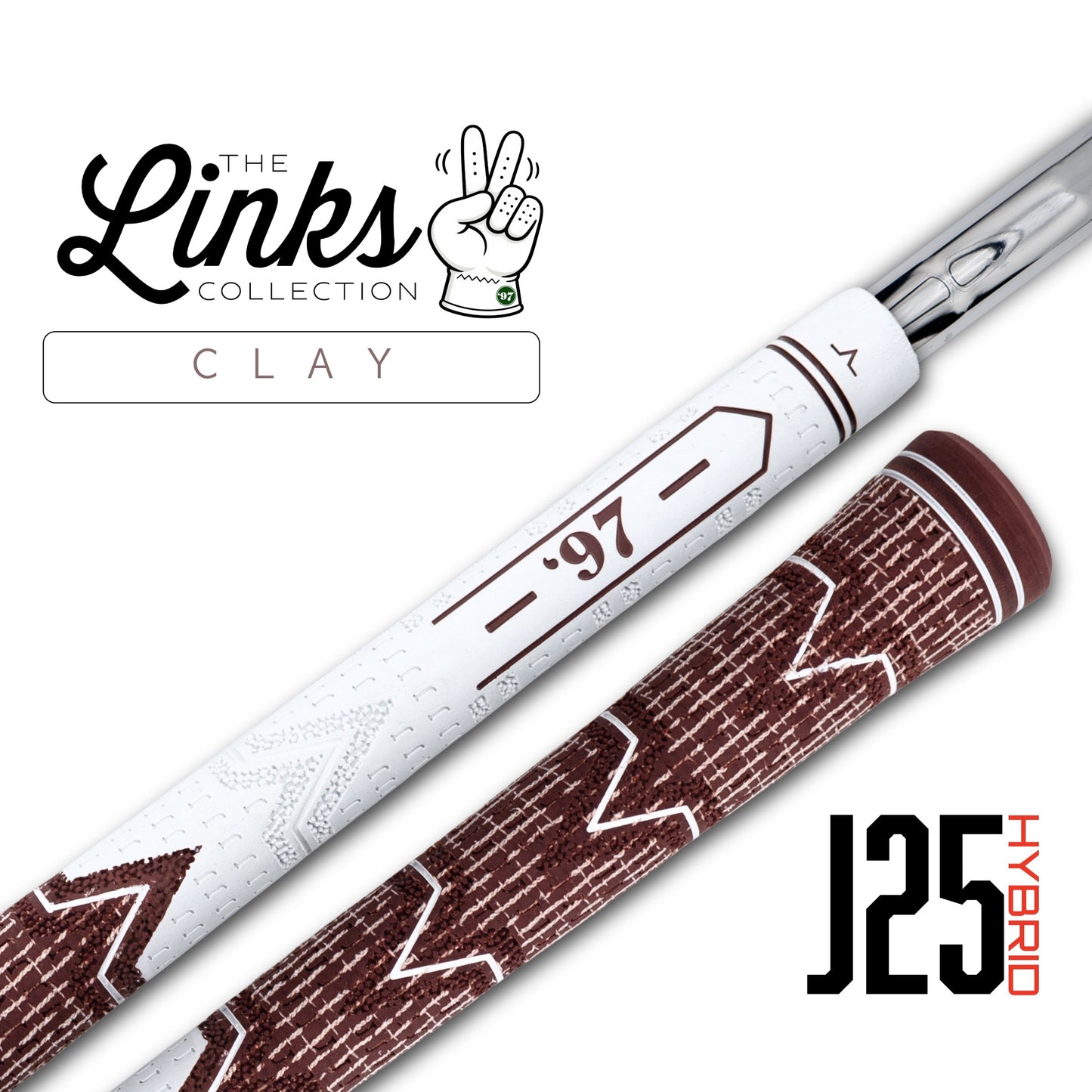 J25 Hybrid Grip | Clay | Links II Collection